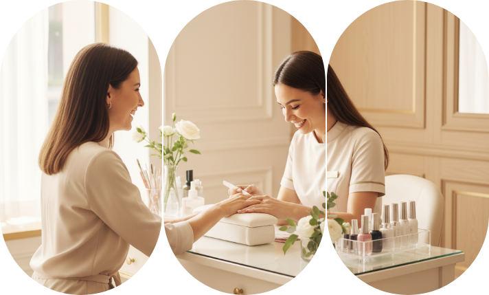 Relaxing spa environment at Sunflower Nails in Greenville SC